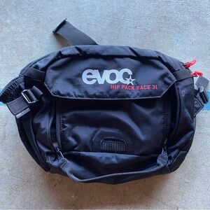 Evoc Black Hip Pack Race 3L With Bladder Cycling Outdoor